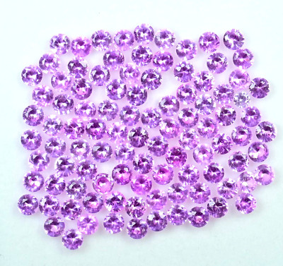 41.25 Ct Natural Mogok Pink Ruby 4.50 mm Certified 96 Pcs Flawless AAA+ Gemstone