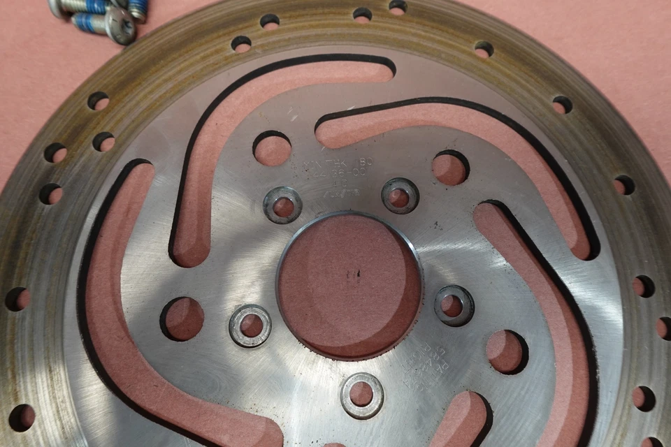 Discos de rotor de freno delantero Harley Davidson Dyna Super Glide FXDXI 2001-2006 Foto 4 de 4