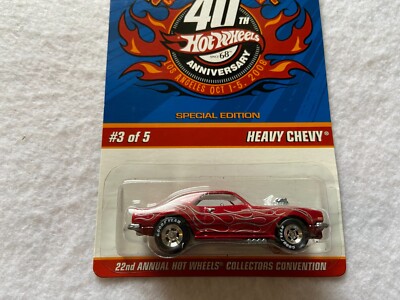 Heavy Chevy 40th Anniversary Special Edition Hot Wheels 1 of 3000
