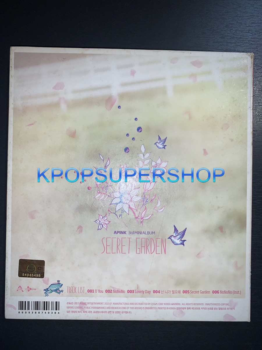 Apink 3rd Mini Album Secret Garden CD Great Condition Rare OOP