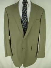 Brooks Brothers Brooksease Mens Tan 2 Btn Sport Coat 46L USA Made