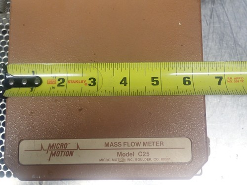 Micro Motion Model C25 C25A1 Mass Flow Meter 1000PSI Used With Warranty - Picture 6 of 8