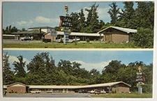 Bel Air Motel & Restaurant Sheffield Alabama AL Unused Vintage Postcard