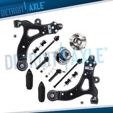 FWD Front Lower Control Arms Wheel Hubs for 2003 - 2007 Buick Rendezvous Aztek