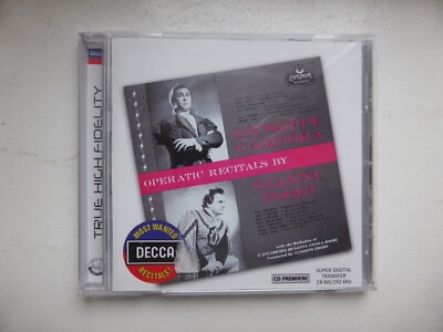 CD Giuseppe Campora Gianni Poggi Operatic Recitals dmwr 4