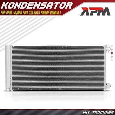 Kondensator Klimaanlage mit Trockner für Opel Vivaro Fiat Talento Nissan Renault