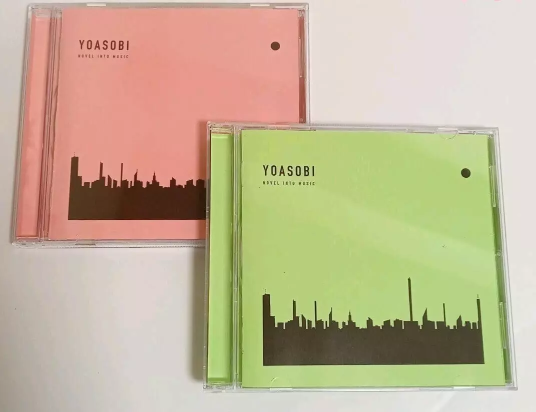 YOASOBI THE BOOK 1 and THE BOOK 2 CD Case is Brand New Rental lost JAPAN USED