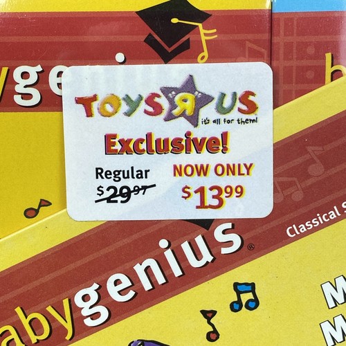 Baby Genius Sleepytime & Mozart And Friends VHS 2-Tape Set Magic Mozart CD NEW - Picture 7 of 7