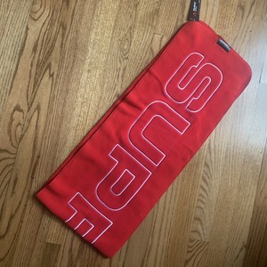 supreme polartec logo scarf