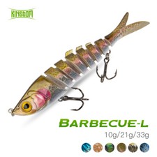 Kingdom Barbecue-L Swimbaits Fishing Lures Multi Jointed Sections Artificial