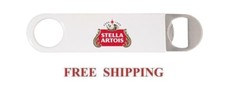LLAVE METÁLICA ABRIDOR DE BOTELLAS DE CERVEZA STELLA ARTOIS 1 CON EMPUÑADURA DE VINILO NUEVA