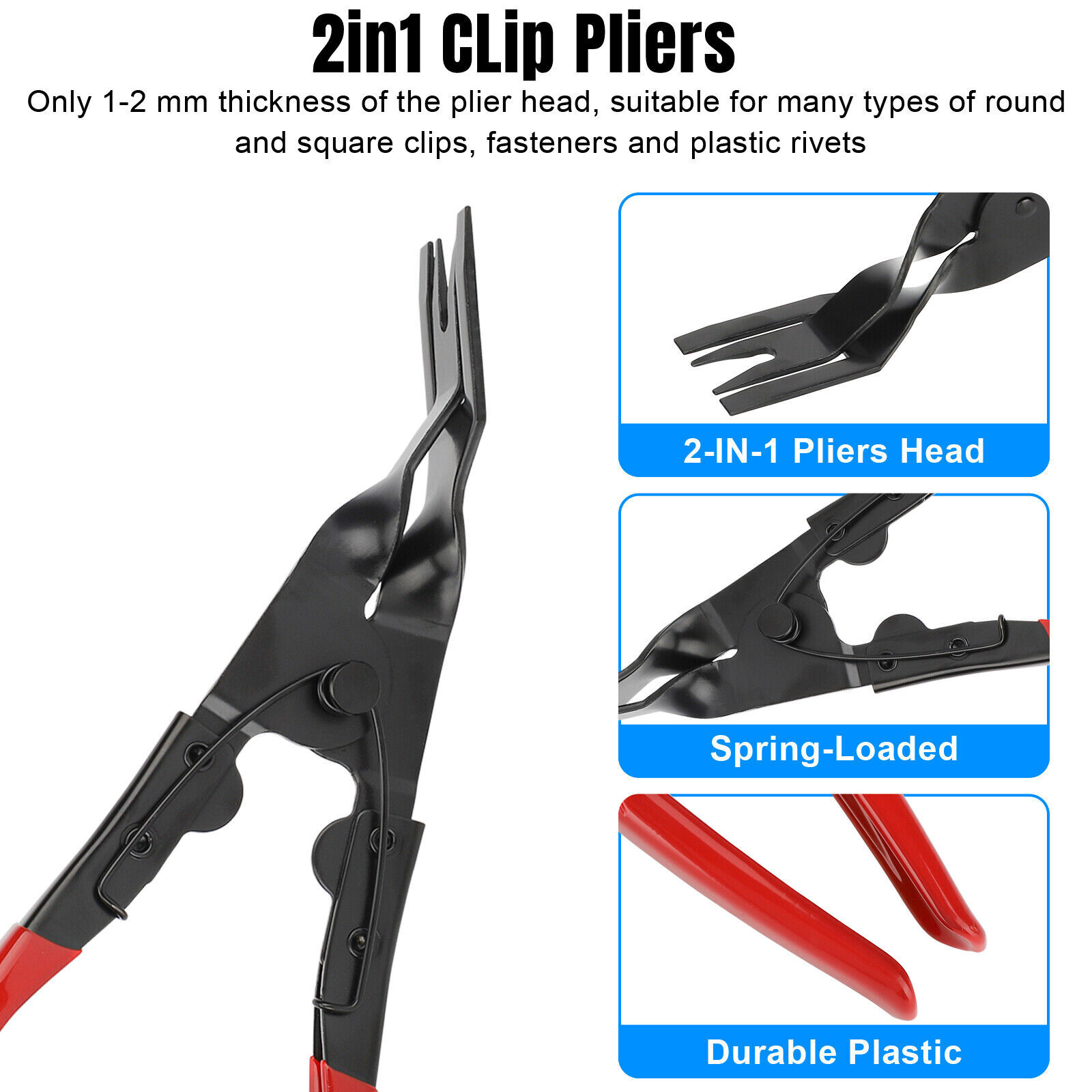 Car Trim Clip Removal Pliers Headlight Repair Door Panel Retainer