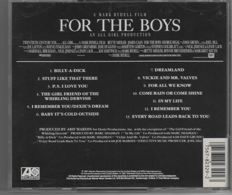 Bette Middler For the Boys Titel siehe Scan, danke! /E/ - Bild 2 von 2