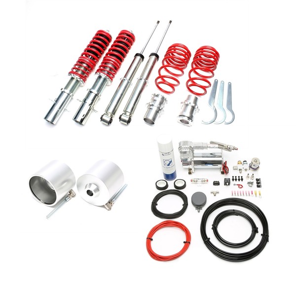 TA Technix Deep Gewindefahrwerk Inkl LIFT-KIT - Anheben DER VA - Audi A3, Golf 4-image