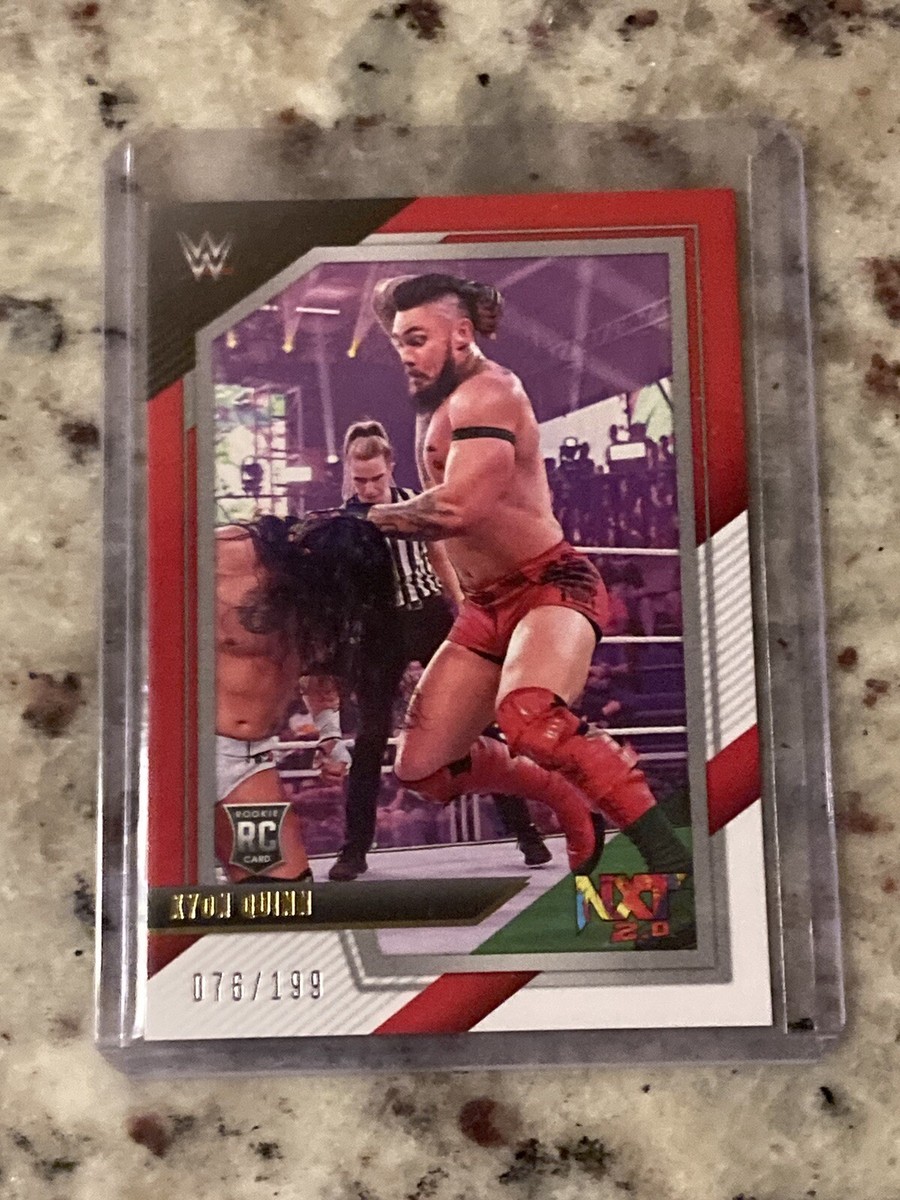 2022 Panini WWE NXT 2.0 Xyon Quinn Red Parallel Rookie Base Card