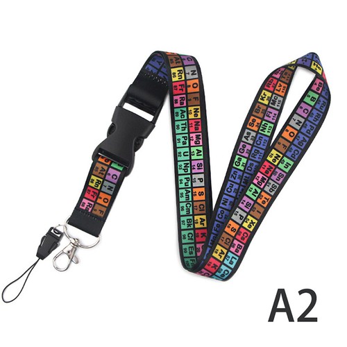 Chemistry Periodic Table of Elements Lanyards Key Chain Neck Straps Phone Ro_ex - Photo 14/14