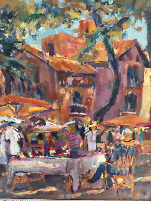 ORIGINAL IMPRESSIONIST VINTAGE O/C BEAUTIFULLY FRAMED,SIGNED,EXC. COND. FAUVE