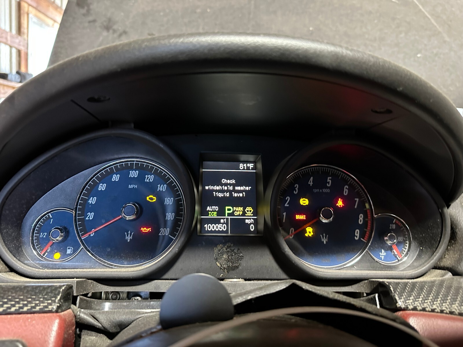 INSTRUMENT CLUSTER SPEEDOMETER ASSEMBLY OEM 09-17 MASERATI GRANTURISMO S M145