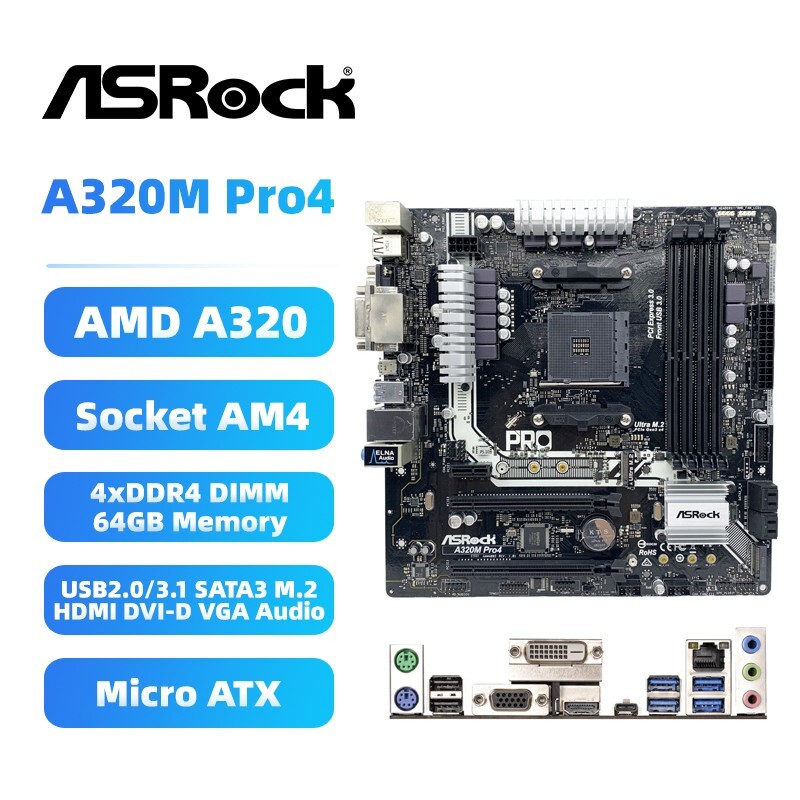 B550 Chipset Amd A320 Processor Support ASRock AMD A320