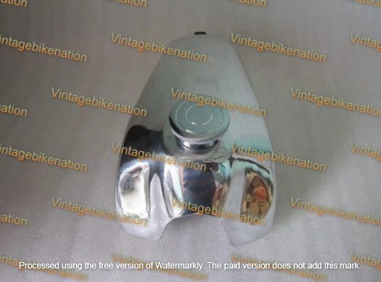 Ajuste para Suzuki RM250 RM400 1978 tanque de gasolina de aluminio Rm 250 400 78 Ahrma 1go Foto 4 de 4