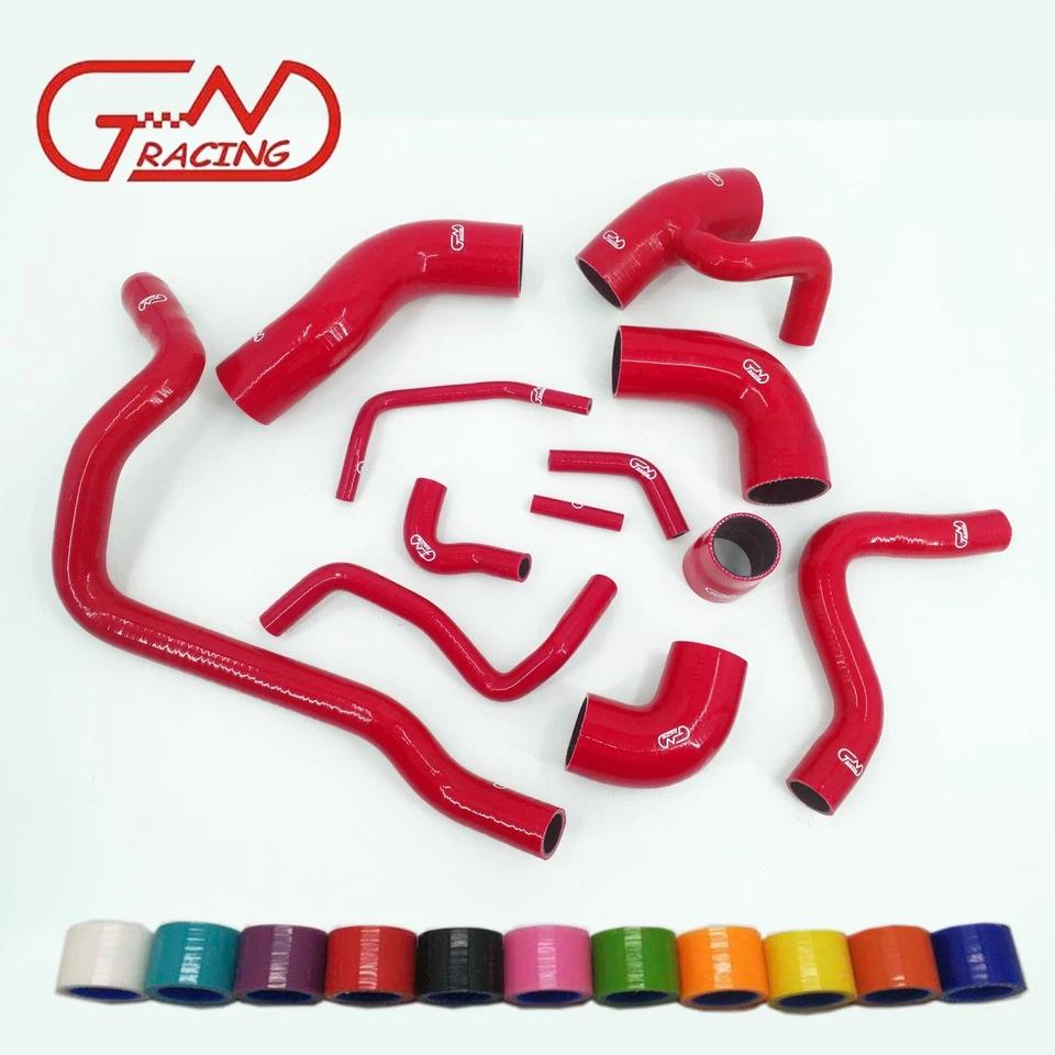Fit 96-04 Volvo 850 T5 /T5R S70/V70 T5 2.3L Turbo Silicone Boost Radiator Hoses — 第 2/4 张图片
