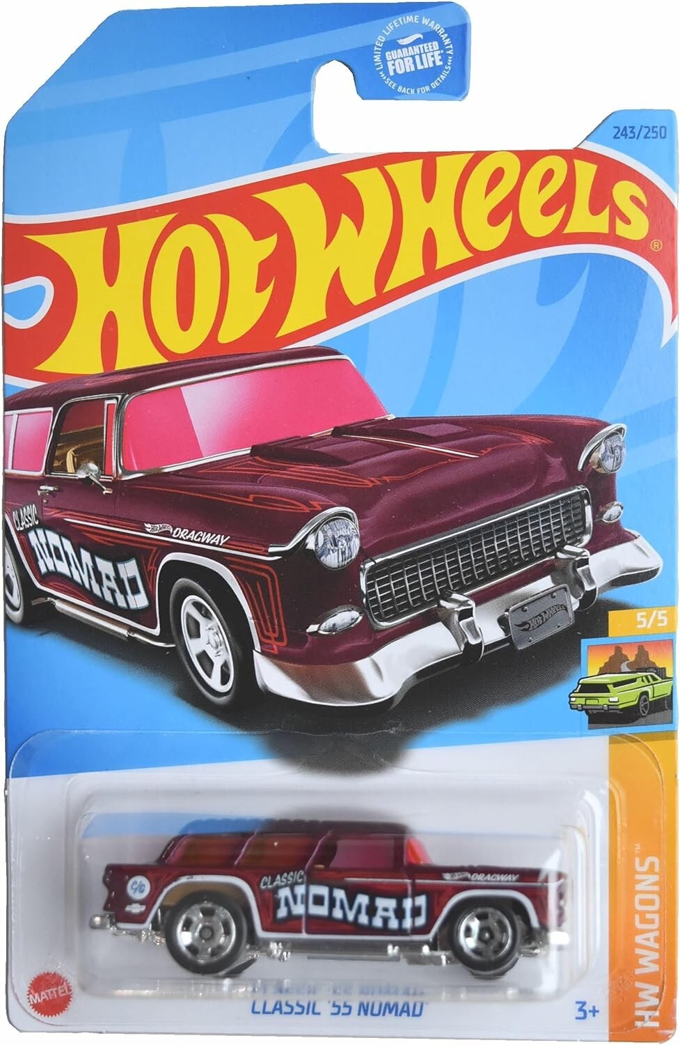 Hot Wheels - 2023 HW Wagons 5/5 Classic '55 Nomad 243/250 (BBHKH73)