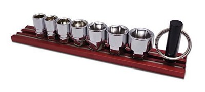 VIM Tools VIM-DD400 SAE Shalw Chrome Socket Set44; 7 Pieces