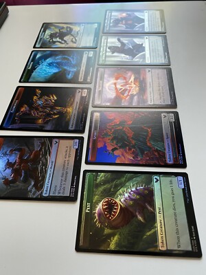STX *FOIL* Full-Art Double-sided Tokens (8/8) Strixhaven MTG