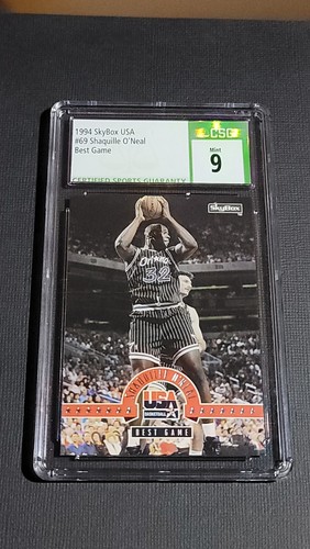 1994 Skybox USA #69 SHAQUILLE O'NEAL BEST GAME CSG MINT 9 RARE FIND HOF - Bild 19 von 24