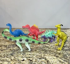 Vintage Lot of 5 Ankyo Dinosaur Figurine Toys RARE SET