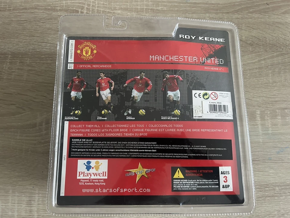 Playwell Stars Of Sport, 6" Roy Keane Football Figures, Manchester United, New - Image 2 of 2