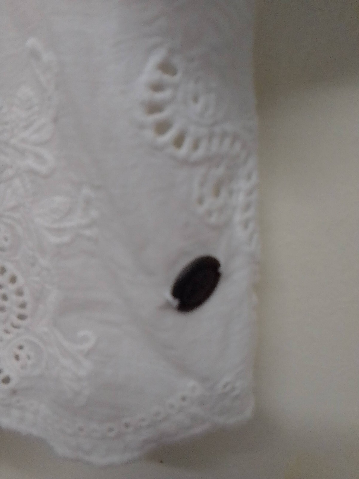 Lee Cooper Ladies Size 14 Top V-Neck Front Tie Laced Frilled image 5