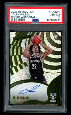 2023-24 Panini Revolution Jalen Wilson Rookie Auto PSA 10