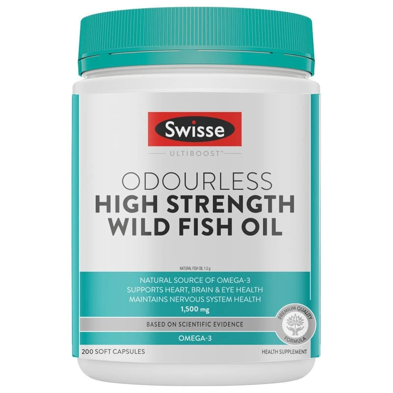 Swisse Fish Oil 1500mg Omega 3 Heart,Brain,Nervous System,Eye,Joint SUPPORT