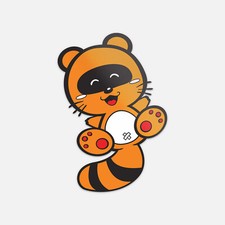Funny Cat Animal Cartoon Vinyl Sticker Decal