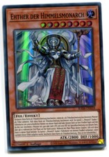 Yu-Gi-Oh! Ehther Der Himmelsmonarch Super Rare RA04-DE018