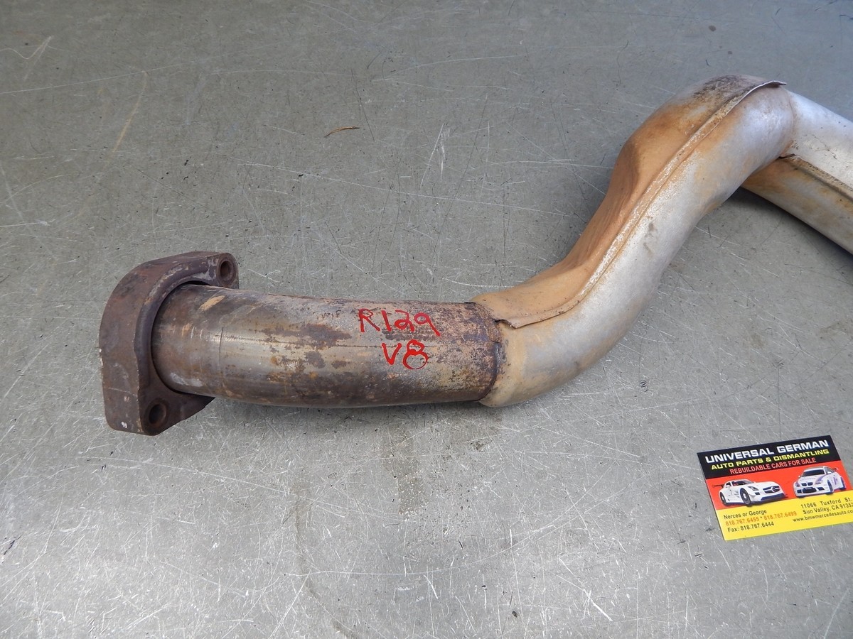 R129 90-92 500SL EXHAUST MUFFLER HEADER PIPE LEFT 1294900519 | eBay