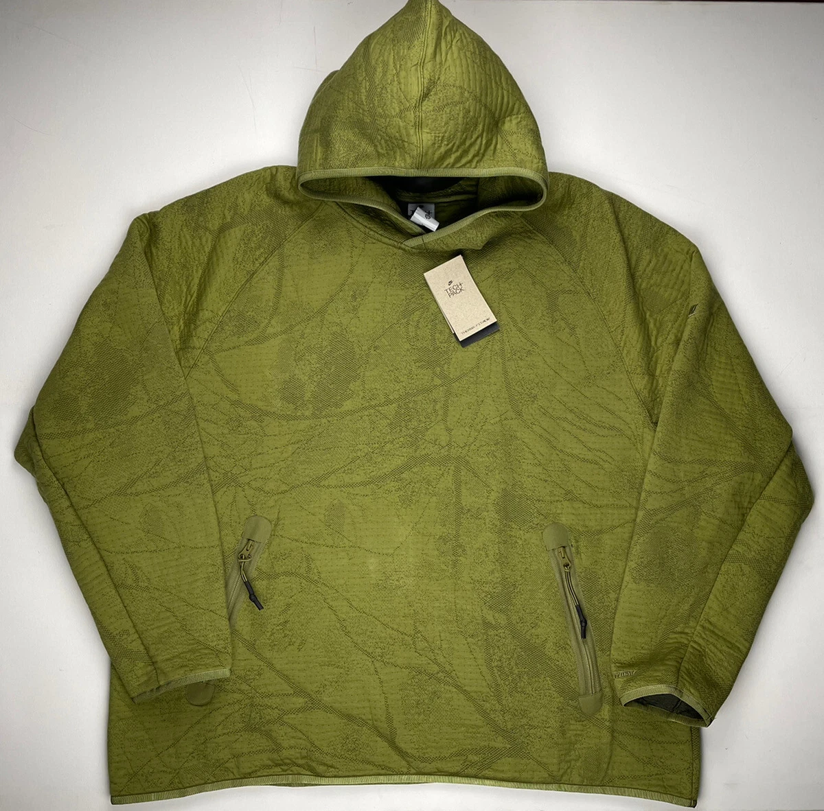 Nike therma hoodie olive green sale