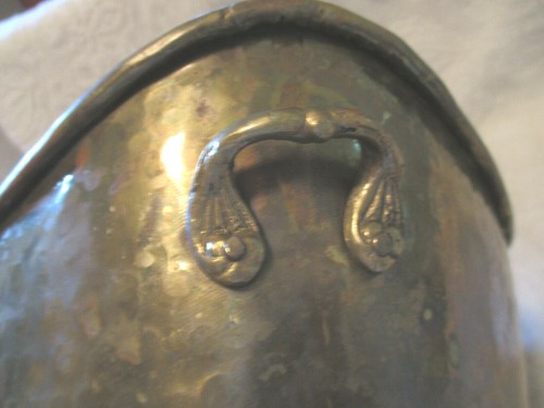 Vintage~Hammered Vase~Planter~Decorative Use Only~Made in India - Picture 5 of 12