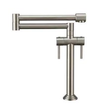 Single Hole pot filler Swivel Kitchen sink mixer faucet Double Joint Spout TAP