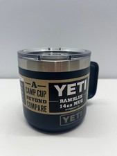 NWT: Yeti Ramber 14 oz Mug, Stainless Steel, Navy, Stackable, MAGSLIDER LID