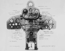 Aircraft Curtiss Wright Condor Transport Instrument Panel Washingt- 1933 Photo