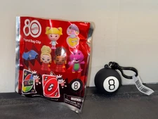 Monogram Mattel Toys 80th Anniversary Magic 8 Ball 3D Foam Bag Clip Keychain