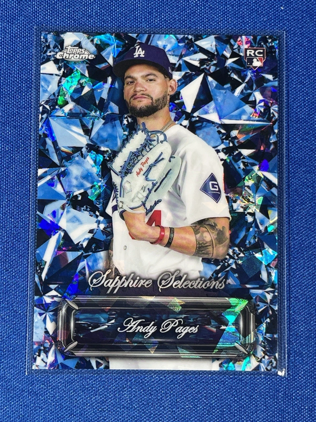 Andy Pages 2024 Topps Chrome Update Sapphire #SS-14 Sapphire Selections