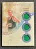 2025 Larry Bird Leaf In The Game Used Silver Heroes Of History Jersey #3/12