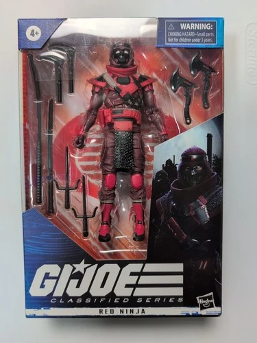 Red Ninja Action Figure #8 GI JOE Classified Hasbro 6 inch