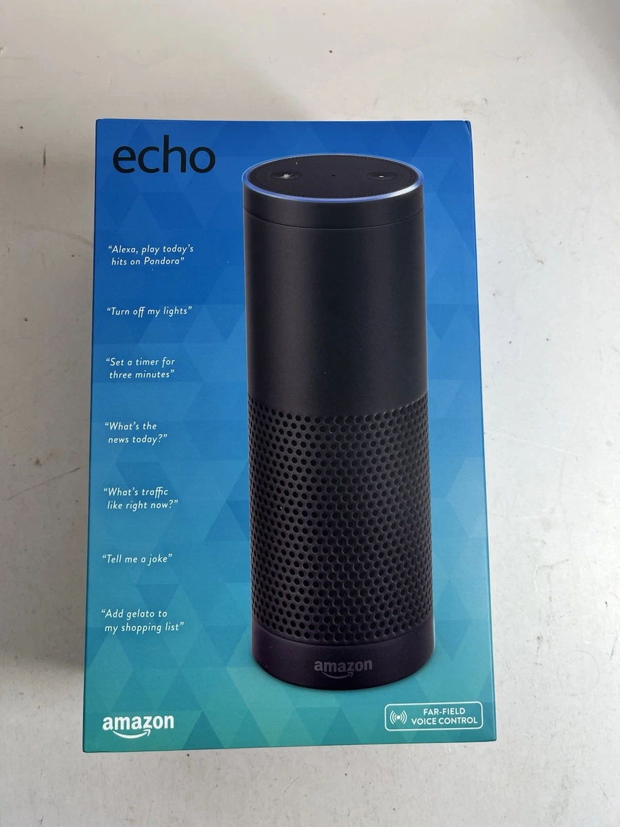 Amazon Echo (1st Generation) Alexa Black Smart Speakers for sale