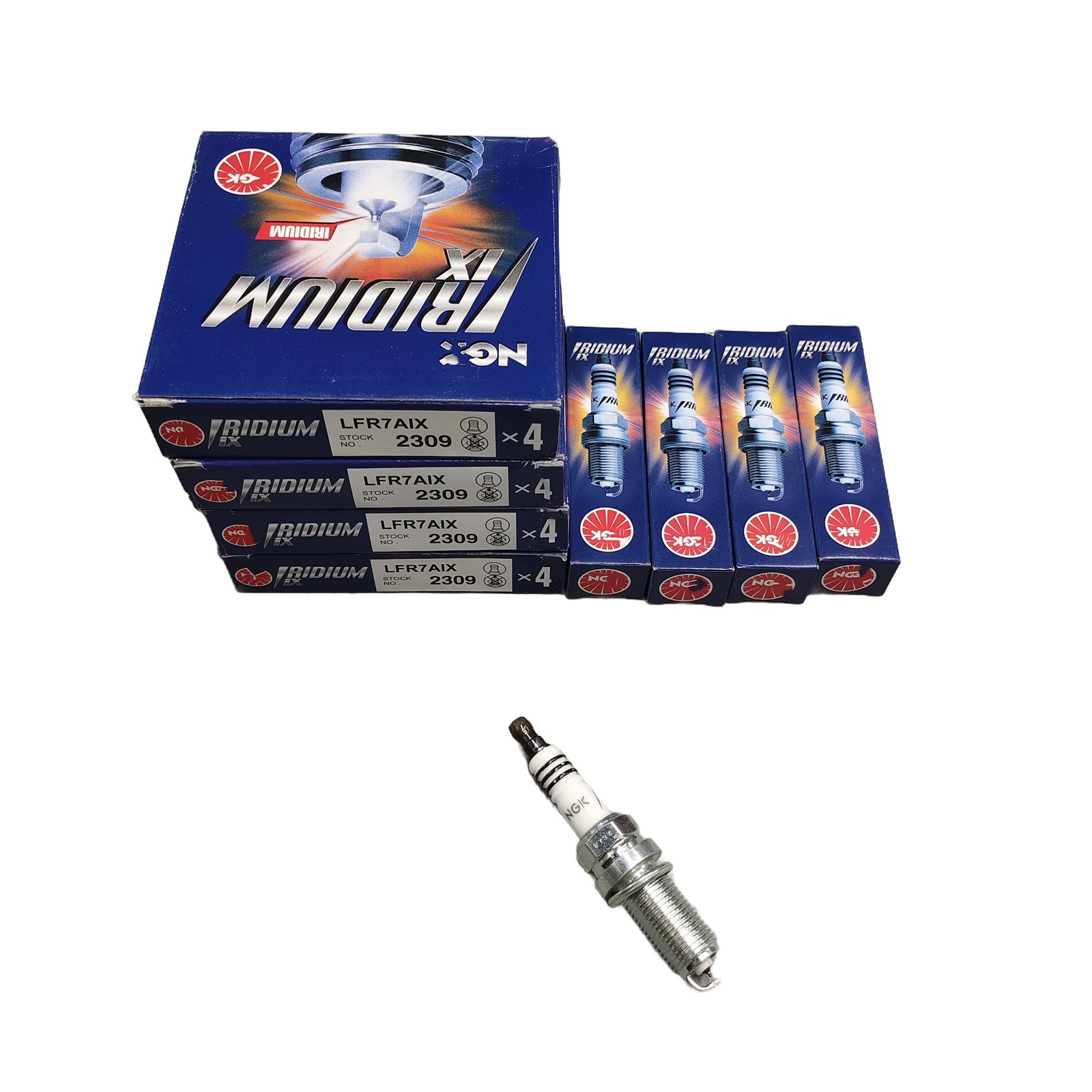 Iridium IX Spark Plugs set of 16 Upgrade Hellcat For NGK LFR7AIX 2309 NGK