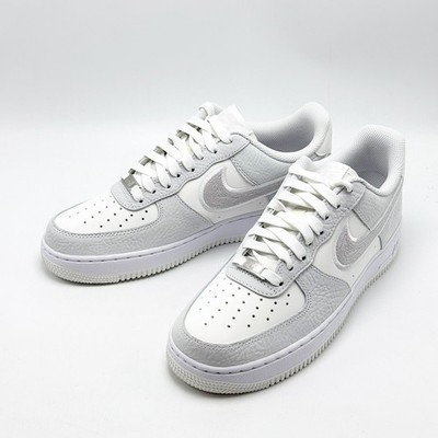 NEW* MEN Nike Air Force 1 Low '07 LV 8 SUMMIT WHITE / VAST GREY