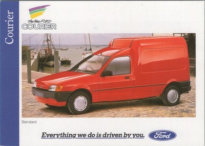 Transport Postkarte: Der neue Ford Kurierwagen. Standard Model Scene XT1872
